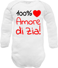 Carica l&#39;immagine nel visualizzatore di Gallery, Body Neonato 100% Amore di Zia in caldo cotone
